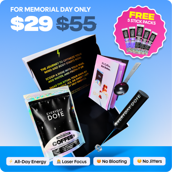 Coffee+ Medium Roast Starter Kit (30 Servings) - Premium Coffee Ready